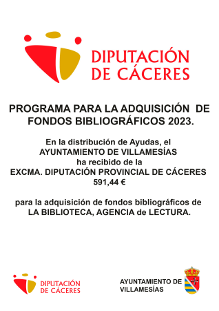 Imagen PROGRAMA PARA LA ADQUISICIÓN DE FONDOS BIBLIOGRÁFICOS 2023.
