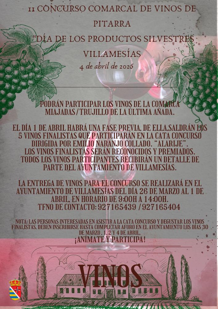Imagen II Concurso comarcal de vinos de pitarra - Día de los Productos Silvestres